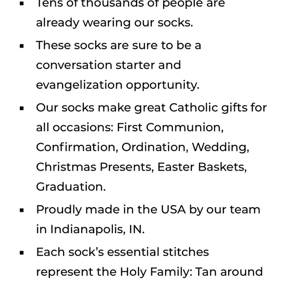 🛍St. Joseph Socks🛍 - Picture 10 of 15